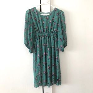 SooLee ModCloth dress bird print novelty